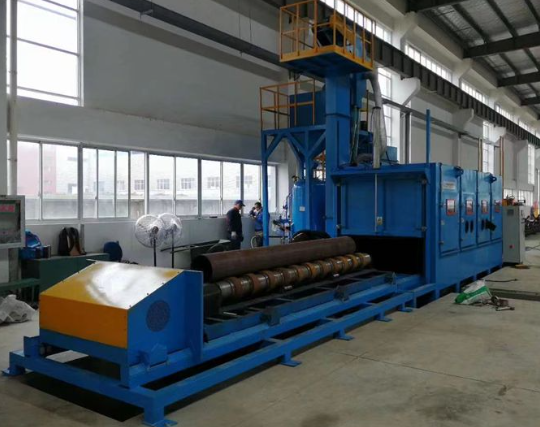 青浦喷砂机在管道除锈中的现场施工应用