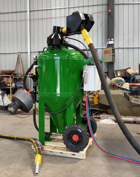 青浦移动式喷砂机 户外施工效率翻倍