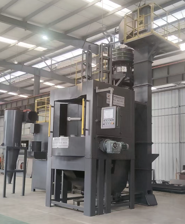 青浦转盘式喷砂机 提升圆形工件处理效率